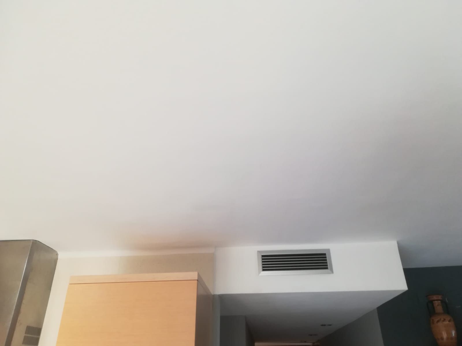 Después - Techo reparado y pintado
